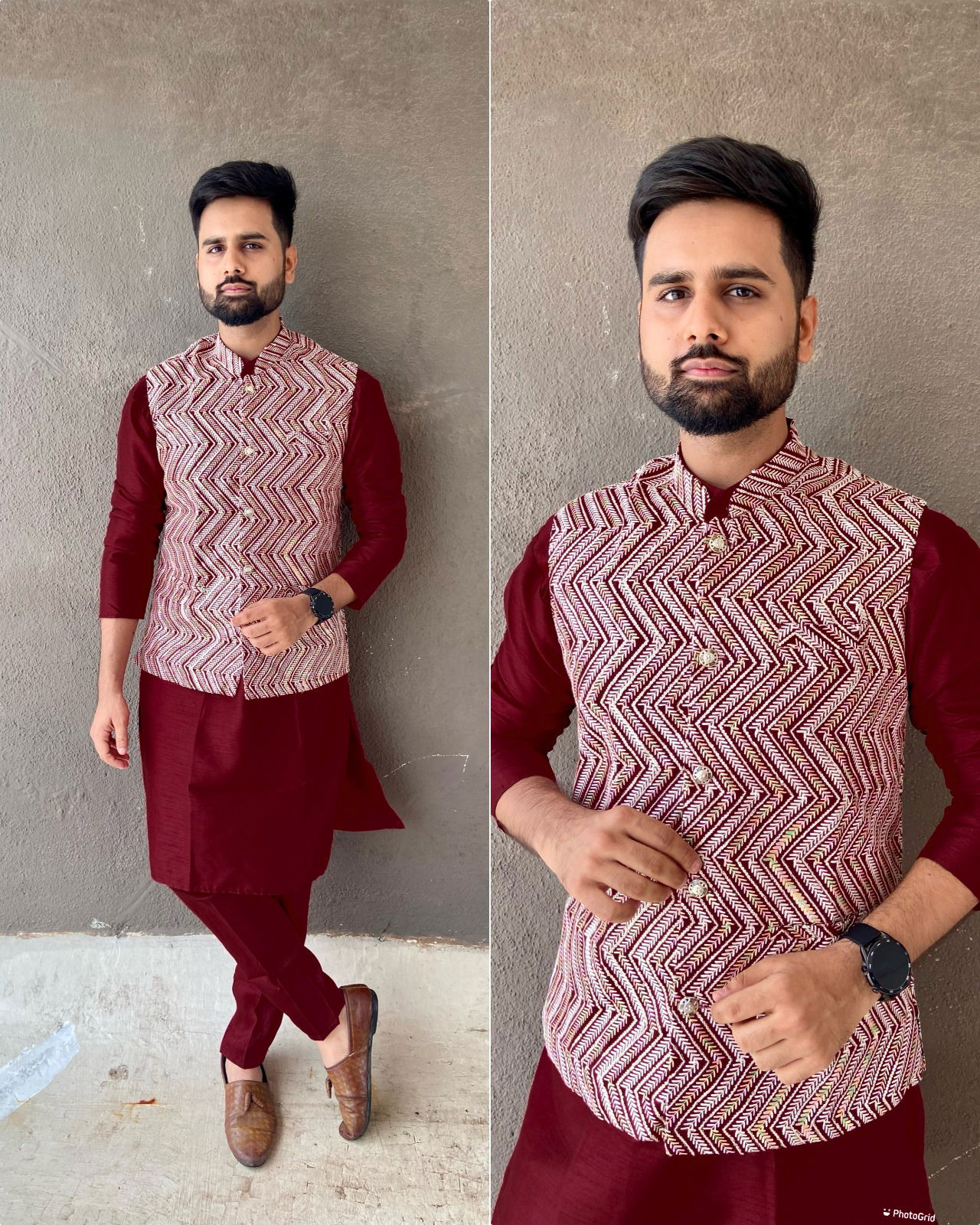 Manyavar Modi Jacket Kurta Pajama Catalog